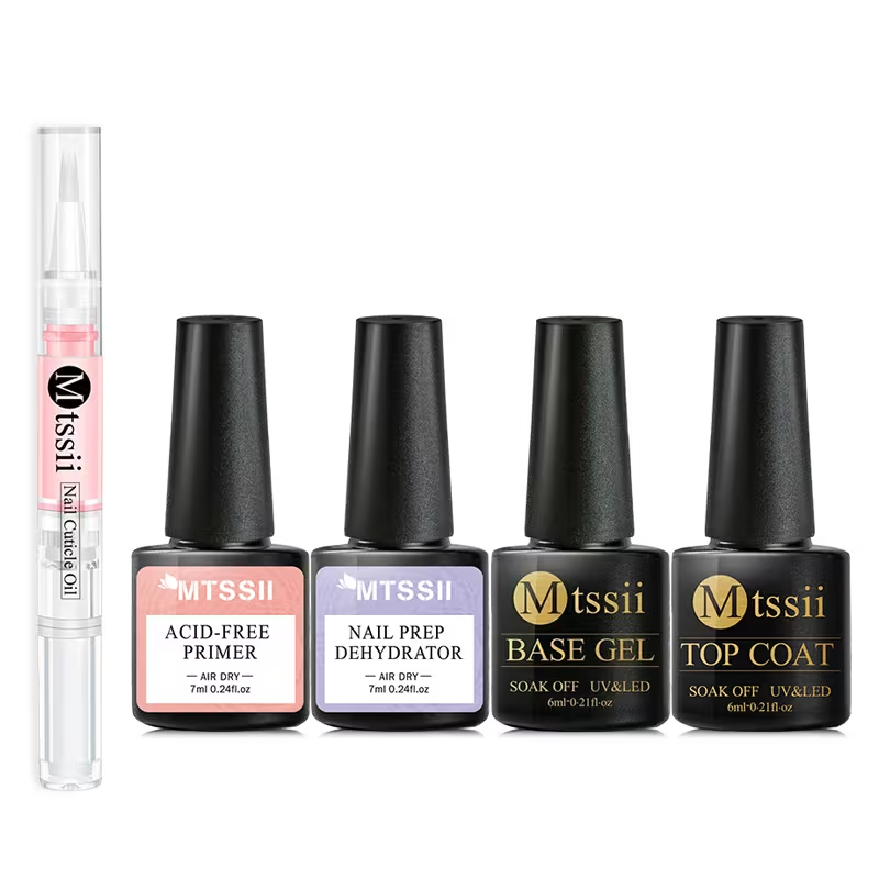 Nail Dehydrator Primer - مجموعة جل أظافر 5 قطع، طقم