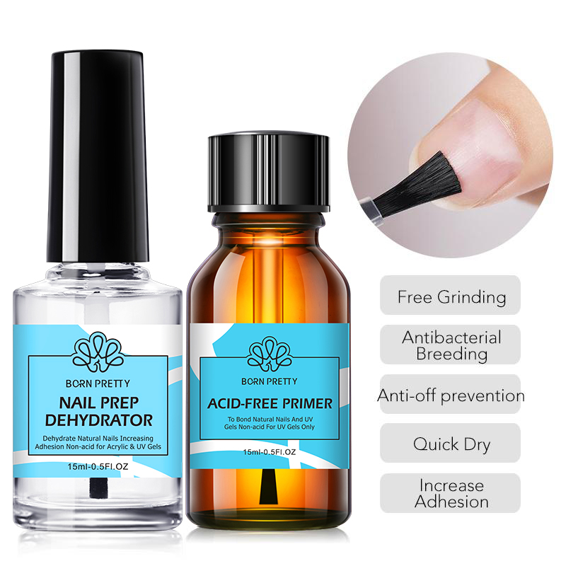 Nail Dehydrator Primer - برايمر ومجفف أظافر من BORN PRETTY،