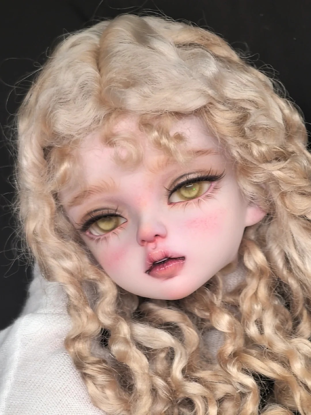 رأس دمية BJD بمقياس 1/4 - ريني - مراجعة Just Beauty Makeup وسعره