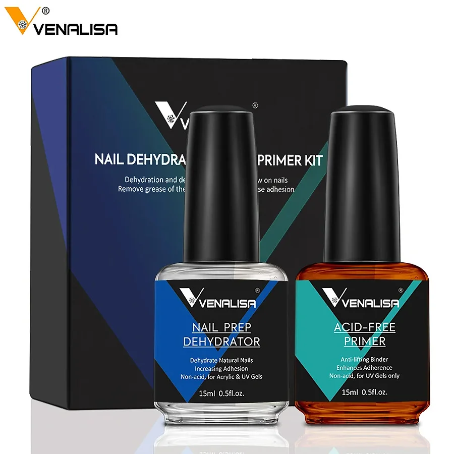 قطعتان من مجموعة مزيل الرطوبة  - مراجعة Nail Dehydrator Primer وسعره