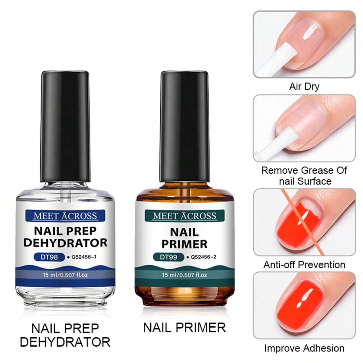 قطعتان من برايمر الأظافر 15 مل - مراجعة Nail Dehydrator Primer وسعره