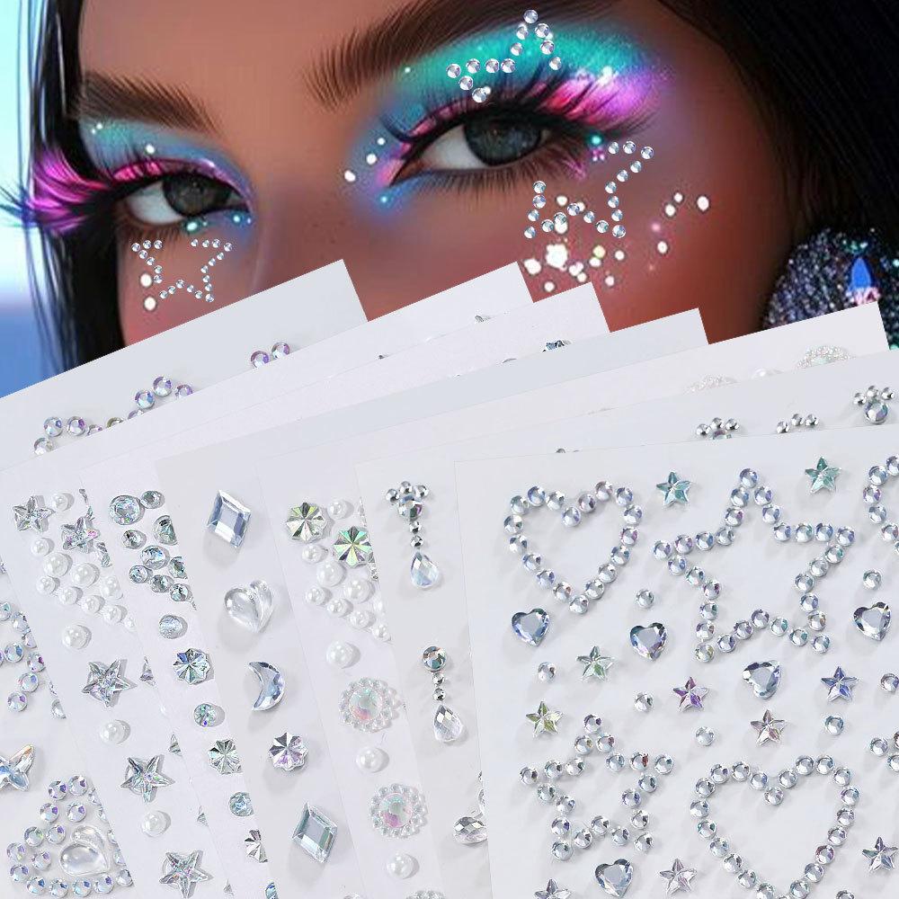 ملصق وجه ثلاثي الأبعاد بتصميم  - مراجعة Beauty Gems Makeup وسعره