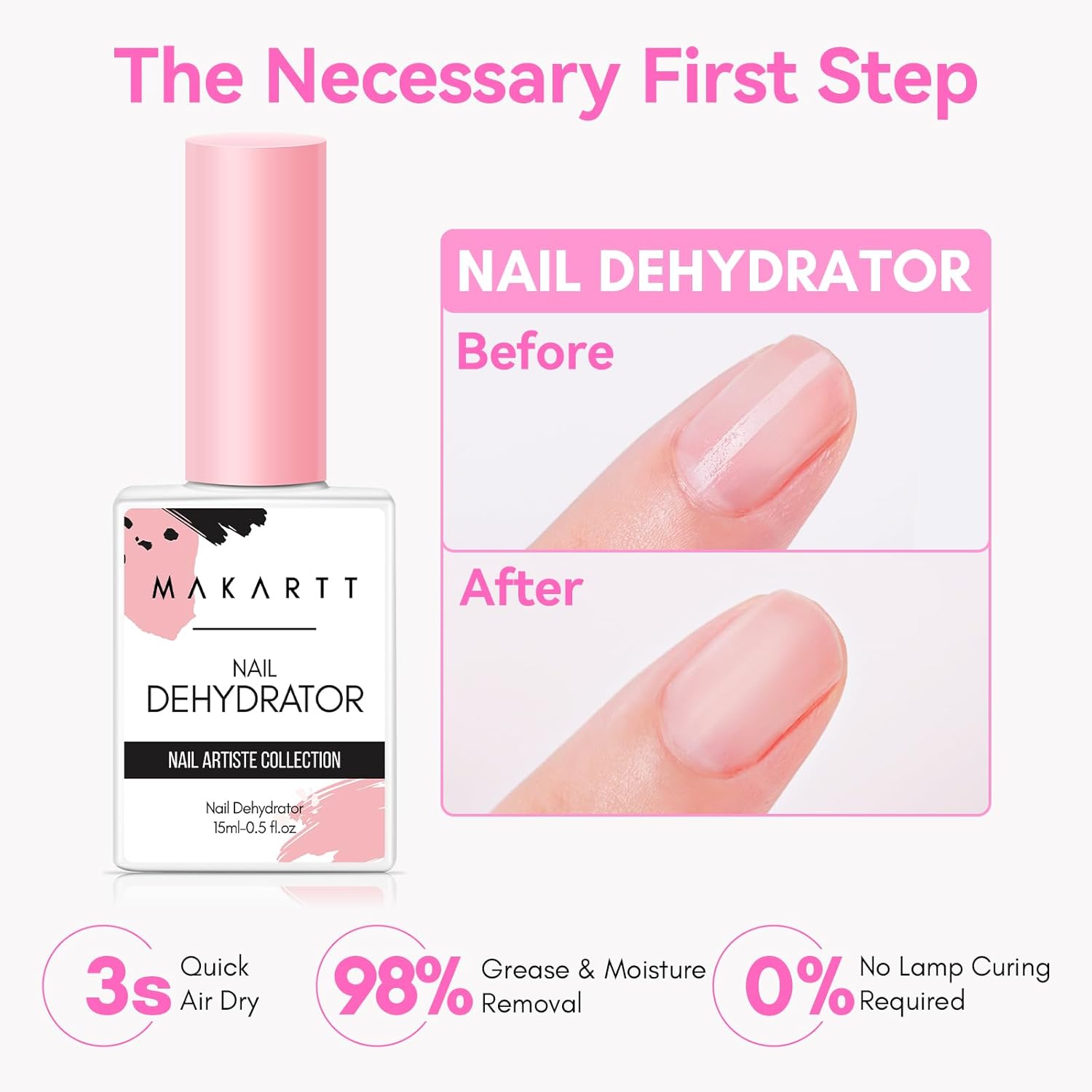 2 قطعة خالية من الأحماض الطبيع - مراجعة Nail Dehydrator Primer وسعره